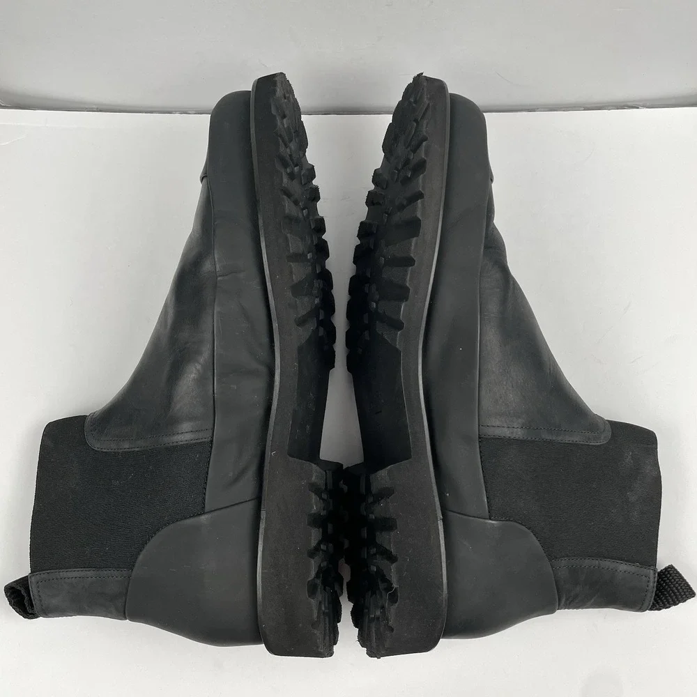 Jack Erwin Armored Chelsea Boots Mens Black Leather Winter Combat - Size 11.5